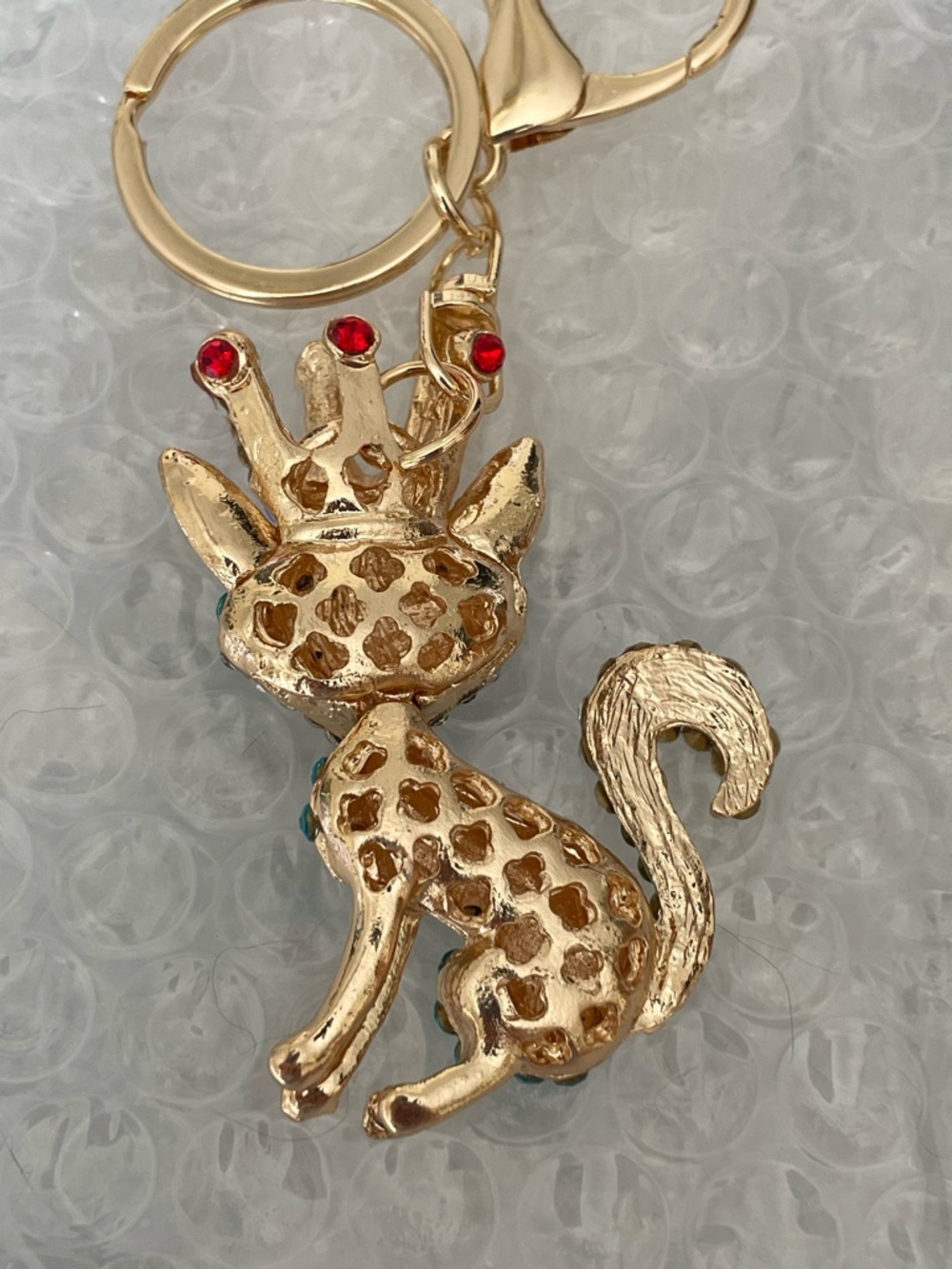 Crystal Fox Keychain - Picture 3 of 3